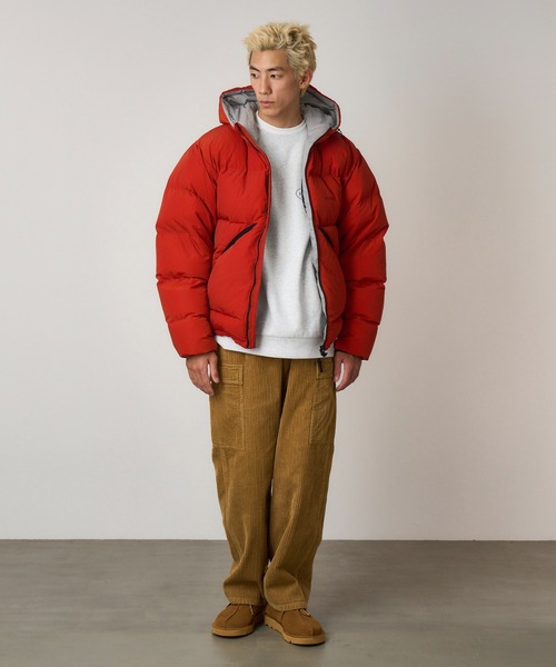 Gramicci（グラミチ）の「BROCKTON BIG CORDUROY PANT｜ブロックトンビッグコーデュロイパンツ（カーゴパンツ・メンズ・ライトブラウン/グリーン・S/M/L/XL/XXL）」の3枚目の写真