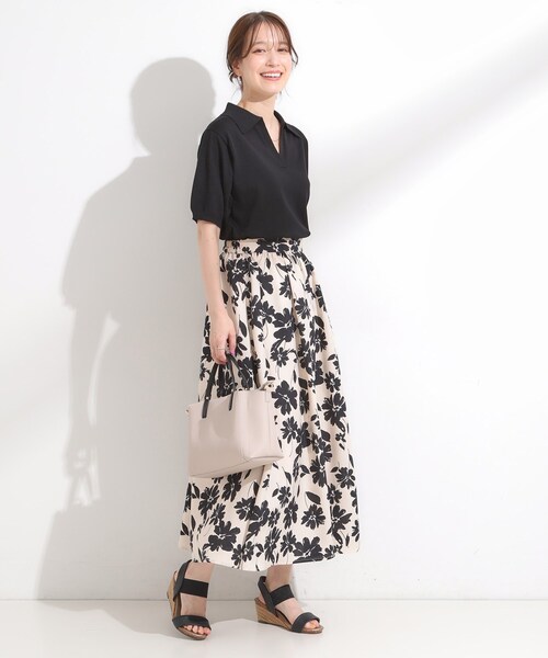 DRESKIP(ドレスキップ)の「【S-LL/洗える】大人の抜け感 スキッパーニット(ニット/セーター・レディース・ブラック/アイボリー/ブルー系その他・03/04/01/02)」の20枚目の写真