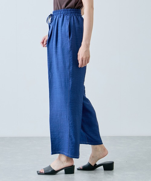 Jayro(ジャイロ)の「ウエストゴムシャーリングパンツ(その他パンツ・レディース・ネイビー/ブルー/サックスブルー・M)」の5枚目の写真