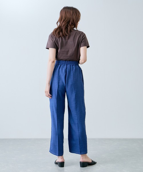 Jayro(ジャイロ)の「ウエストゴムシャーリングパンツ(その他パンツ・レディース・ネイビー/ブルー/サックスブルー・M)」の9枚目の写真