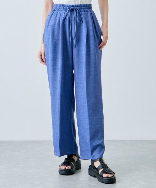 Jayro(ジャイロ)の「ウエストゴムシャーリングパンツ(その他パンツ・レディース・ネイビー/ブルー/サックスブルー・M)」の10枚目の写真
