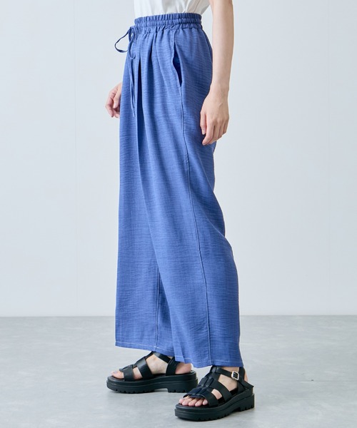 Jayro(ジャイロ)の「ウエストゴムシャーリングパンツ(その他パンツ・レディース・ネイビー/ブルー/サックスブルー・M)」の11枚目の写真