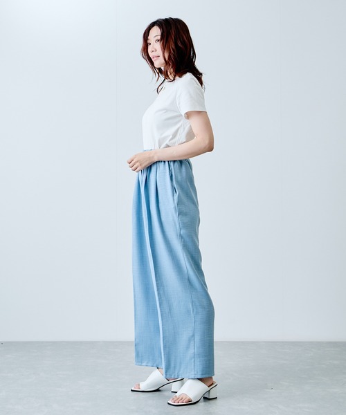 Jayro(ジャイロ)の「ウエストゴムシャーリングパンツ(その他パンツ・レディース・ネイビー/ブルー/サックスブルー・M)」の20枚目の写真