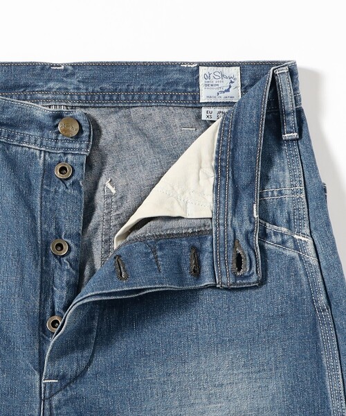 BEAMS BOY(ビームスボーイ)の「orSlow / WIDE FIT 30'S PAINTER DENIM SHORTS(その他パンツ・レディース・インディゴブルー・1)」の4枚目の写真