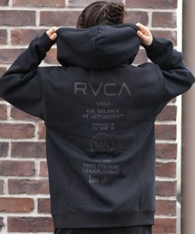 RVCA/ルーカ バックプリントパーカー ジップアップパーカー BF044-P02