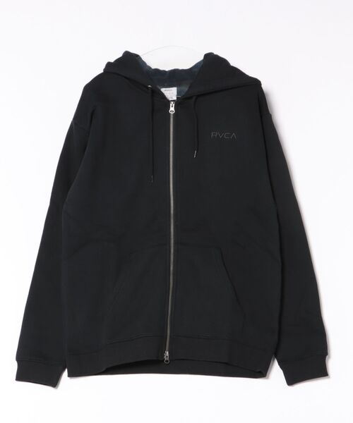 RVCA（ルーカ）の「RVCA/ルーカ バックプリントパーカー ジップアップパーカー BF044-P02（パーカー・レディース・ライトブルー/ブラック/グレー/ブラック系その他・L/M）」の6枚目の写真