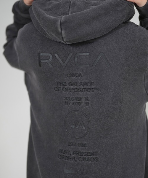 RVCA（ルーカ）の「RVCA/ルーカ バックプリントパーカー ジップアップパーカー BF044-P02（パーカー・レディース・ライトブルー/ブラック/グレー/ブラック系その他・L/M）」の8枚目の写真