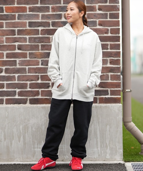 RVCA（ルーカ）の「RVCA/ルーカ バックプリントパーカー ジップアップパーカー BF044-P02（パーカー・レディース・ライトブルー/ブラック/グレー/ブラック系その他・L/M）」の14枚目の写真