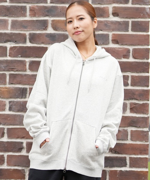 RVCA（ルーカ）の「RVCA/ルーカ バックプリントパーカー ジップアップパーカー BF044-P02（パーカー・レディース・ライトブルー/ブラック/グレー/ブラック系その他・L/M）」の16枚目の写真