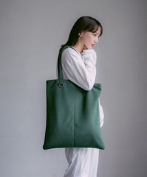 INTER FACTORY（インターファクトリー）の「2/9号室（かおこ&ひろと） - Filling Vertical Tote Bag / 中綿縦型トートバッグ（トートバッグ）」