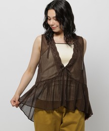 niko and... | モケメッシュバテンレースベスト(ベスト)