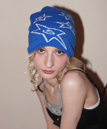 IMARI（イマリ）の「【 IMARI / イマリ 】 スター グラフィック ニット ビーニー #（ニットキャップ/ビーニー）」