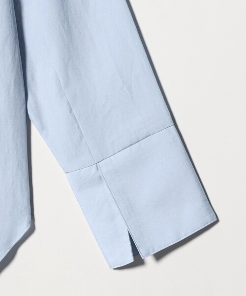 BEAUTY&YOUTH セルロース　ビブヨークブラウス　ホワイト セール】セルロース ビブヨークブラウス（シャツ/ブラウス