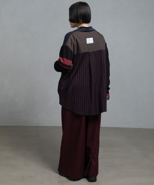 MARECHAL TERRE（マルシャルテル）の「ニットブルゾン（ニット/セーター・レディース・ブルー/グレー/ネイビー/ブラウン・M）」の14枚目の写真