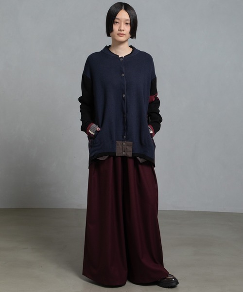 MARECHAL TERRE（マルシャルテル）の「ニットブルゾン（ニット/セーター・レディース・ブルー/グレー/ネイビー/ブラウン・M）」の18枚目の写真