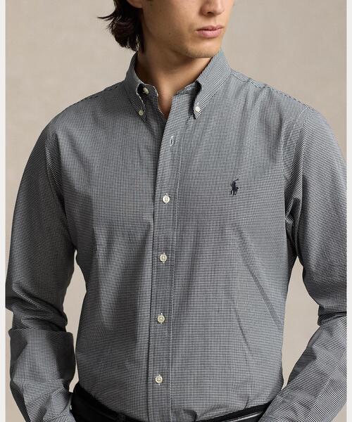 クラシック フィット チェック ストレッチ ポプリン シャツ（シャツ