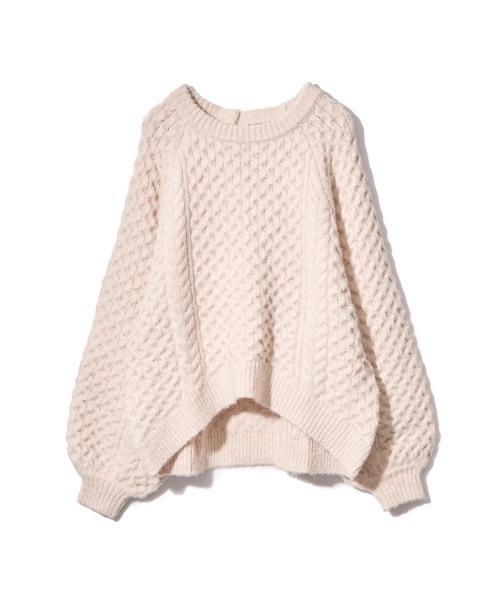 ノートルエモア　back hole Volume Knit ニット NOTREemor（ノートルエモア）の「back hole Volume Knit（ニット