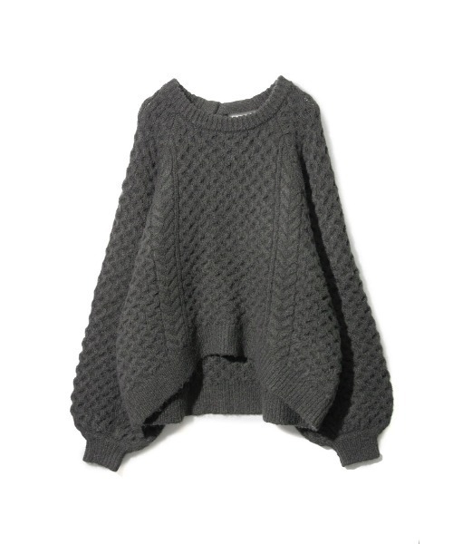 NOTREemor（ノートルエモア）の「back hole Volume Knit（ニット