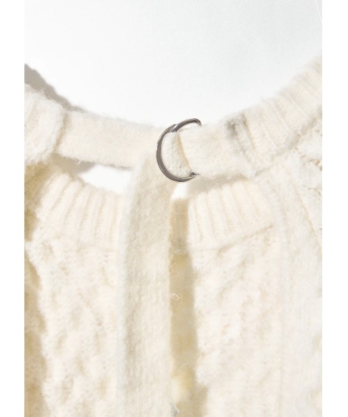 NOTREemor（ノートルエモア）の「back hole Volume Knit（ニット