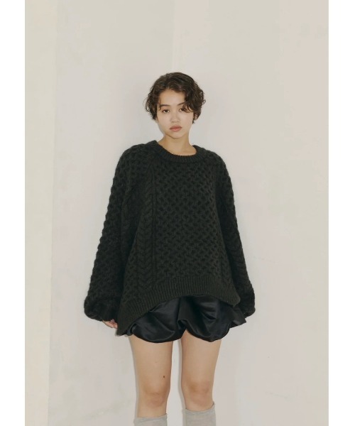 ノートルエモア back hole Volume Knit NOTREemor（ノートルエモア）の「back hole Volume Knit（ニット