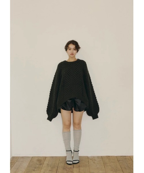 ノートルエモア　back hole Volume Knit ニット NOTREemor（ノートルエモア）の「back hole Volume Knit（ニット