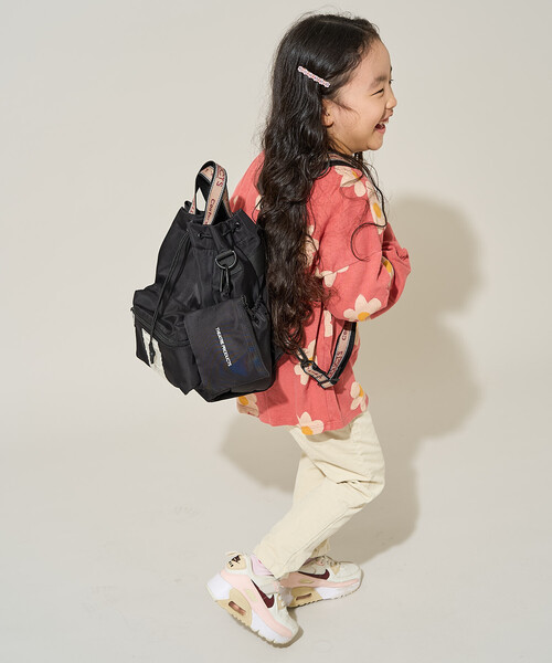 FREAK'S STORE(フリークスストア)の「THEATRE PRODUCTS × FREAK'S STORE/シアタープロダクツ 別注 撥水マルチ ペアレンツ ジャガードテープ リュックショルダー/親子で使えるバッグ/ペアレンツバッグ(マザーズバッグ・レディース・ブラック/ピンク・フリ-)」の12枚目の写真