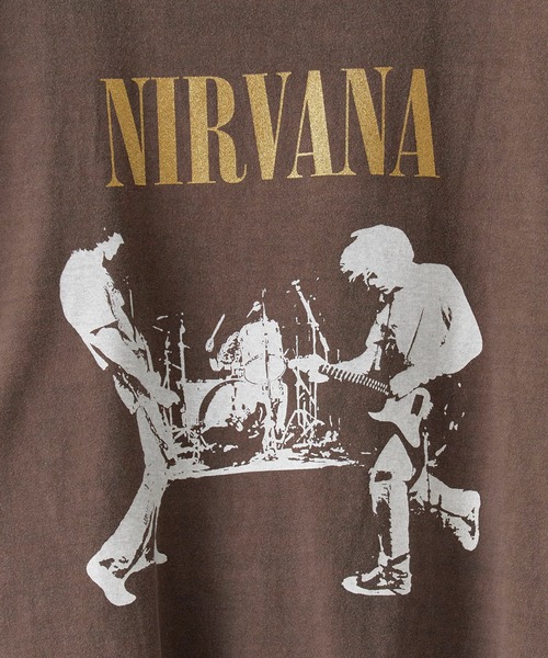 GOOD ROCK SPEED(グッドロックスピード)の「GOOD ROCK SPEED/グッドロックスピード NIRVANA Tshirts Tシャツ(Tシャツ/カットソー・メンズ・ブラウン・M/XL/L)」の17枚目の写真