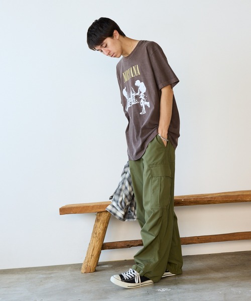 GOOD ROCK SPEED(グッドロックスピード)の「GOOD ROCK SPEED/グッドロックスピード NIRVANA Tshirts Tシャツ(Tシャツ/カットソー・メンズ・ブラウン・M/XL/L)」の9枚目の写真