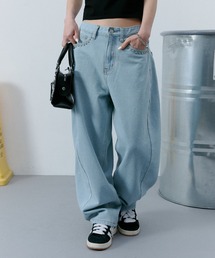 JUST A NOON（ジャストアヌーン）の「スタッズデザインデニムパンツ（デニムパンツ）」