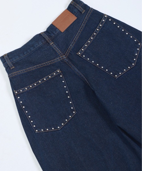スタッズデザインデニムパンツ（デニムパンツ）｜JUST A NOON