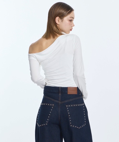 JUST A NOON スタッズデザインデニムパンツ スタッズデザインデニムパンツ（デニムパンツ）｜JUST A NOON