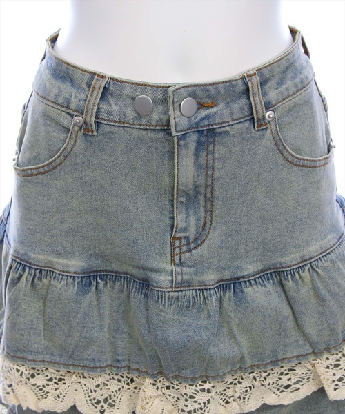 【値下げ中】NIKE リメイク y2k デニムスカート 値下げ中】NIKE リメイク y2k デニムスカート