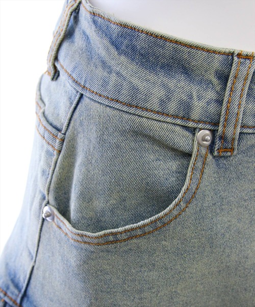 clear（クリア）の「デニムティアードミニスカート［Y2K カジュアル ガーリー］≪AW新作≫（デニムスカート・レディース・ブルー/ブラック・F）」の13枚目の写真