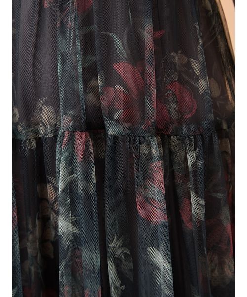 セール】ボタニカルチュールティアードドレス（ドレス）｜LILY BROWN