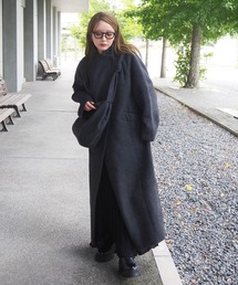 ノーカラーコート ベルト」に該当するジャケット/アウターファッション