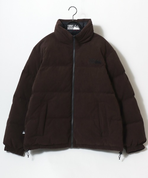 FIRST DOWN（ファーストダウン）の「FIRST DOWN/ファーストダウン CORDUROY BUBBLE DOWN JACKET/コーデュロイバブルダウンジャケット/2WAYリバーシブル/レディース メンズ（ダウンジャケット/コート・メンズ・ブラウン/ベージュ・M/L/XL）」の3枚目の写真
