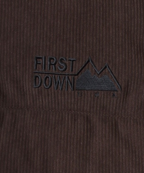 FIRST DOWN（ファーストダウン）の「FIRST DOWN/ファーストダウン CORDUROY BUBBLE DOWN JACKET/コーデュロイバブルダウンジャケット/2WAYリバーシブル/レディース メンズ（ダウンジャケット/コート・メンズ・ブラウン/ベージュ・M/L/XL）」の13枚目の写真