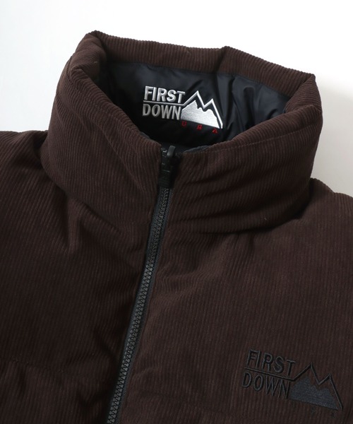 FIRST DOWN（ファーストダウン）の「FIRST DOWN/ファーストダウン CORDUROY BUBBLE DOWN JACKET/コーデュロイバブルダウンジャケット/2WAYリバーシブル/レディース メンズ（ダウンジャケット/コート・メンズ・ブラウン/ベージュ・M/L/XL）」の11枚目の写真