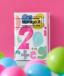 MARK'S（マークス）の「【直営限定】20周年記念限定ストレージイット 2026  2025年12月始まり 月間ブロック B6変型 （手帳/メモ帳）」