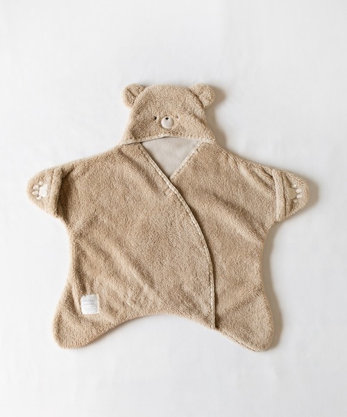 mocmof（モクモフ）の「アニマル ベビー おくるみ（おくるみ・キッズ・グリーン系その他5/グレー系その他/アイボリー/ピンク系その他/ベージュ・S size/M size）」の4枚目の写真