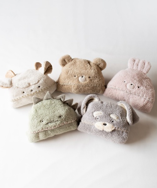 mocmof（モクモフ）の「アニマル ベビー おくるみ（おくるみ・キッズ・グリーン系その他5/グレー系その他/アイボリー/ピンク系その他/ベージュ・S size/M size）」の9枚目の写真