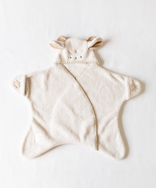 mocmof（モクモフ）の「アニマル ベビー おくるみ（おくるみ・キッズ・グリーン系その他5/グレー系その他/アイボリー/ピンク系その他/ベージュ・S size/M size）」の10枚目の写真