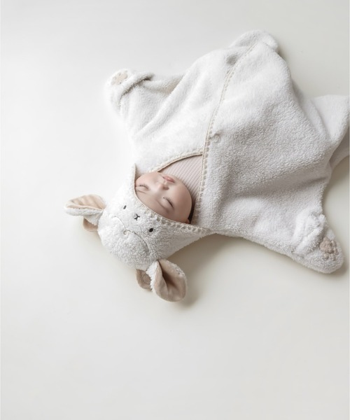 mocmof（モクモフ）の「アニマル ベビー おくるみ（おくるみ・キッズ・グリーン系その他5/グレー系その他/アイボリー/ピンク系その他/ベージュ・S size/M size）」の17枚目の写真