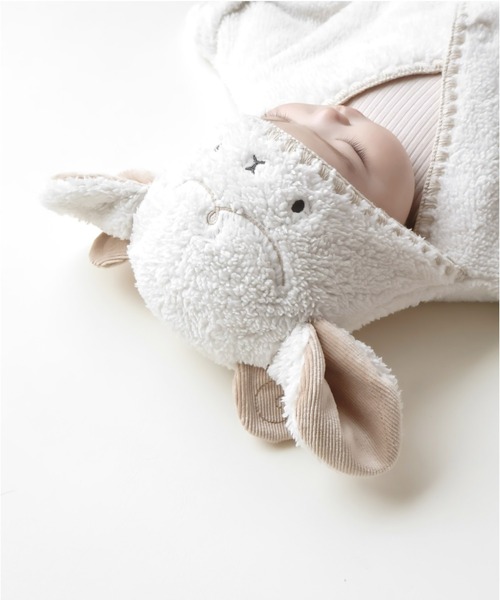 mocmof（モクモフ）の「アニマル ベビー おくるみ（おくるみ・キッズ・グリーン系その他5/グレー系その他/アイボリー/ピンク系その他/ベージュ・S size/M size）」の20枚目の写真