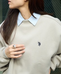 【U.S. POLO ASSN.】Classical Logo クラシカルワンポイントロゴ 裏起毛スウェットトレーナー