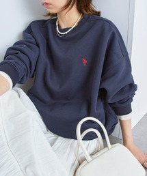 U.S. POLO ASSN.（ユーエスポロアッスン）の「【U.S. POLO ASSN.】Classical Logo クラシカルワンポイントロゴ 裏起毛スウェットトレーナー（スウェット・メンズ）」