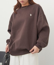 【U.S. POLO ASSN.】Classical Logo クラシカルワンポイントロゴ 裏起毛スウェットトレーナー