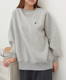 【U.S. POLO ASSN.】Classical Logo クラシカルワンポイントロゴ 裏起毛スウェットトレーナー