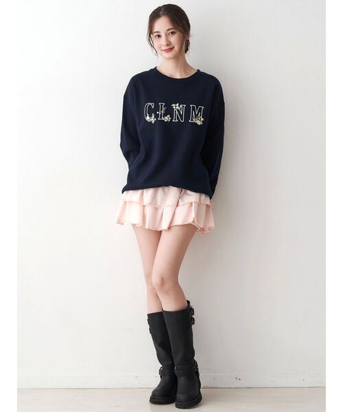 CALNAMUR（カルナムール）の「ラベルデザインスカパン（その他パンツ・レディース・ピンク/グレー/ブラック・FREE）」の22枚目の写真