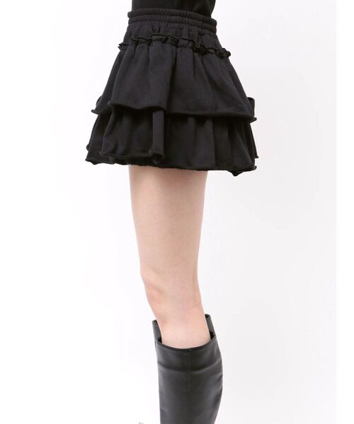 CALNAMUR（カルナムール）の「ラベルデザインスカパン（その他パンツ・レディース・ピンク/グレー/ブラック・FREE）」の8枚目の写真